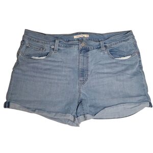 Levi's Denim Jeans Mid Length Shorts Womens Size 34 Large